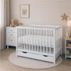 Culla con cassetto New Baby BASIC bianco Anteprima dell’immagine prodotto 1