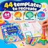 Fits4Kids Szablony do długopisu 3D, książka 2026 z 44 Podgląd zdjęcia produktu 2