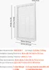 A product image with dimensions and specifications displayed. Produktbild-Vorschau