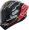 Nolan X-804 RS Ultra Carbon SBK Helm, grau/rot, M (58) Produktbild-Vorschau 5