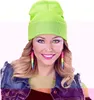 "Mütze Beanie Neon Grün"  Wolloptik Produktbild-Vorschau 11