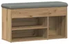 vidaXL Lavica na topánky Artisan dub 82x32x45,5 cm Materiál Náhľad obrázku produktu 1