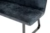 byLIVING Sitzbank Talea, 140 cm, dunkelgrau, Gestell Metall Produktbild-Vorschau 6