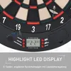 Homcom HOMCOM Elektroniczna tarcza do rzutek z 6 rzutkami Podgląd zdjęcia produktu 7