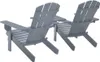 vidaXL Krzesła ogrodowe Adirondack ze stołem z litego Podgląd zdjęcia produktu 10