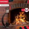 KOTARBAU® Couvert de cheminée Noir Moderne Couvert de poêle Voir les images du produit 6