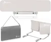 A product shot of a beige bed rail and a gray carrying bag, displayed against a white background. Voir les images du produit