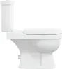 vidaXL WC con cassetta Bianco Anteprima dell’immagine prodotto 4