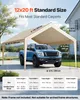 Toit de remplacement pour carport VEVOR, 3,65x6,09 m, bâche Voir les images du produit 2