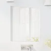vidaXL Wandspiegel Quadratisch 50 x 50 cm Gehärtetes Glas Produktbild-Vorschau 3