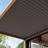 PRIMEYARD Pergola 3x4 m słupy aluminium w optyce drewna z Podgląd zdjęcia produktu 6