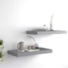 vidaXL Schweberegale 2 Stk. Grau 50x23x3,8 cm MDF -  Produktbild-Vorschau 2