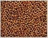 Wallario Wandbild Leopardenmuster  in orange schwarz, Produktbild-Vorschau 1