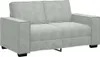 vidaXL 2-Sitzer-Sofa Hellgrau 160x78x84 cm Samt Produktbild-Vorschau 1
