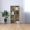 vidaXL Regał/kredens dąb sonoma 66×30×130 cm Materiał Podgląd zdjęcia produktu 19