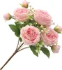 Bouquet artificiale con peonie rosa Anteprima dell’immagine prodotto 5