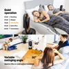 A collage showing a heater in a bedroom and a living room setting, with text highlighting features. Anteprima dell’immagine prodotto
