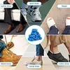 100 Stück Überziehschuhe Einweg Blau, Anti-Rutsch Produktbild-Vorschau 5