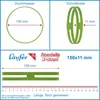 Runner 69230 Elastico X-band 150x11mm (Ø100mm) colorato 30g Anteprima dell’immagine prodotto 6