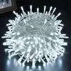 A tangled ball of white LED string lights. Produktbild-Vorschau