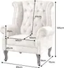 riess-ambiente Design Ohrensessel CHESTERFIELD 105cm Produktbild-Vorschau 12