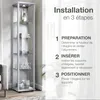 Set de 4 étagères en verre - Set d'extension pour vitrine Voir les images du produit 4