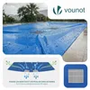 VOUNOT® Obdĺžnikový kryt bazéna 160g/m² Dvojitý kryt bazéna Náhľad obrázku produktu 11