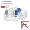 WENKO Eck Ablage Regal Dusche Korb Bad selbstklebend ohne Produktbild-Vorschau 2