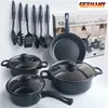 13 teilig Topfset Töpfe Kochgeschirr Set mit Glasdeckel Produktbild-Vorschau 3