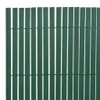 vidaXL Płot ogrodowy dwustronny PVC 90×500 cm Zielony Podgląd zdjęcia produktu 2