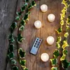 LED Teelichter 10er Set mit Fernbedienung Timer Dimmbar Produktbild-Vorschau 2