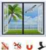 Fliegengitter Fenster Magnet Schwarz 120 x 120 cm Produktbild-Vorschau 1