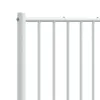 vidaXL Kopfteil Metall Weiß 180 cm -  Kopf- & Fußenden Produktbild-Vorschau 13