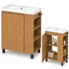 Badezimmerschrank 57 cm mit Waschbecken, stehend/hängend, Produktbild-Vorschau 1
