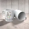 Mr. & Mrs. Panda Becher Zahnarzt Herz - Weiß - Geschenk, Produktbild-Vorschau 4