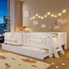Flieks Kinderbett 90x200cm mit Ausziehbett 90x190cm, Kinder Produktbild-Vorschau 2
