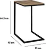 Sofaende "aliaj" mit dunklem holzeffekt - 5 five simply Produktbild-Vorschau 4