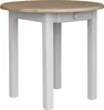Runder Esstisch, Kiefer massiv, mit Schublade, Ø 90 cm, Produktbild-Vorschau 1