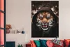 MuchoWow® Poster Tiger mit Kapuze 120x180 cm - Kunstposter Produktbild-Vorschau 3