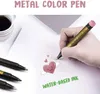 Metallic Marker Stifte Set, 10 Farben Permanent Brush Pen Produktbild-Vorschau 3