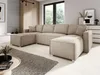 Wohnlandschaft U form Cord NOEMI 145x300 cm, Ecksofa U form Produktbild-Vorschau 5