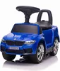 A blue BMW M5 ride-on car for children, shown from a front-diagonal angle against a white background. Produktbild-Vorschau