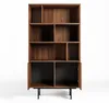 AX LIVING étagere en bois Nordiva 90 cm Warmia Walnut Voir les images du produit 3