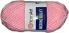 A ball of pink yarn with a label. Podgląd zdjęcia produktu