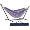 VIVERE Hängematte aus Baumwolle mit Gestell 250 cm – 200 kg Produktbild-Vorschau 4