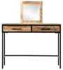 vidaXL Coiffeuse marron 100 x 40 x 120 cm bois massif Voir les images du produit 3