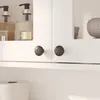 Hochschrank Badezimmer, Badschrank mit 2 Türen und Offenem Produktbild-Vorschau 6