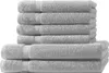 6 tlg. Handtuch Set - Silber / Hellgrau - 500g/m²  - 2 Produktbild-Vorschau 1