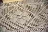 Nappes carrées en dentelle beige 60x60 carré crochet Voir les images du produit 3