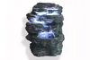 Zimmerbrunnen Niagara mit LED Beleuchtung Gartenbrunnen Produktbild-Vorschau 1